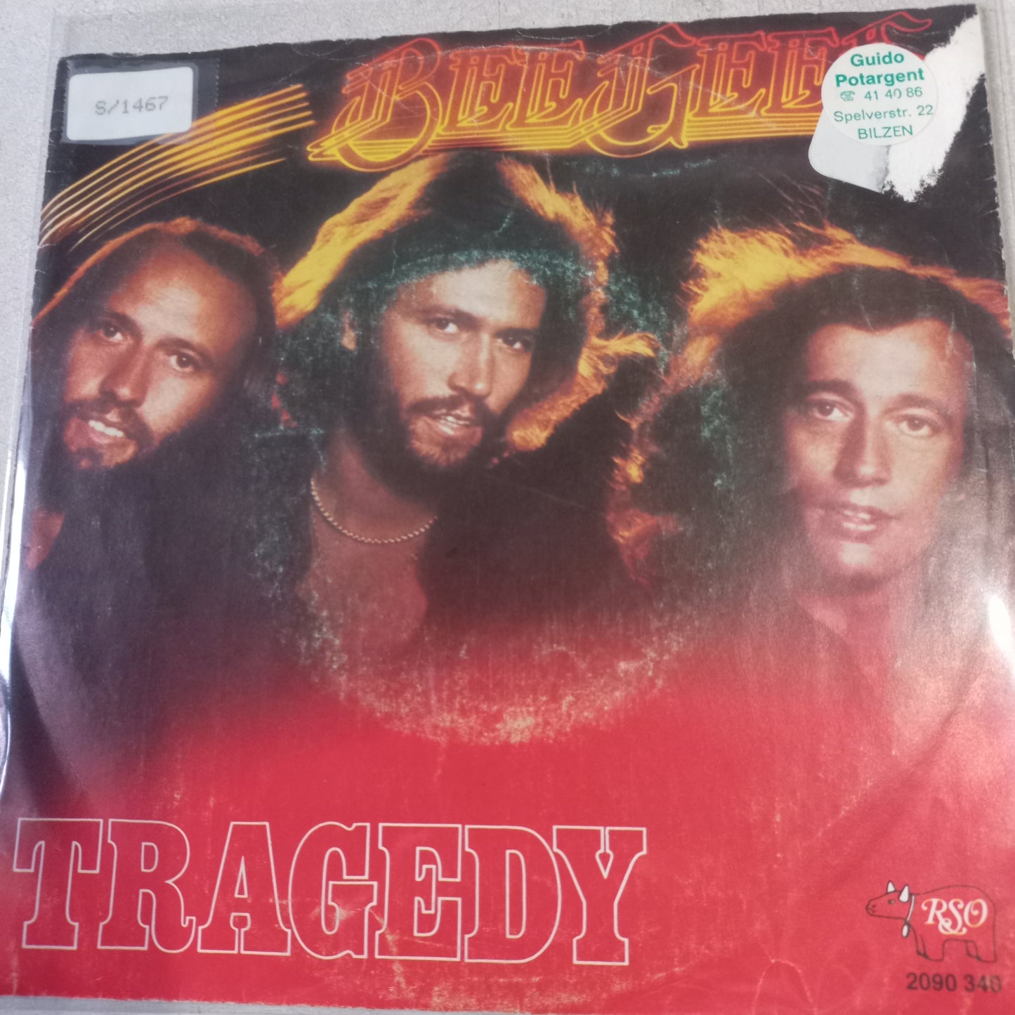 Bee Gees Tragedy Simple 7" Vg+ De Epoca