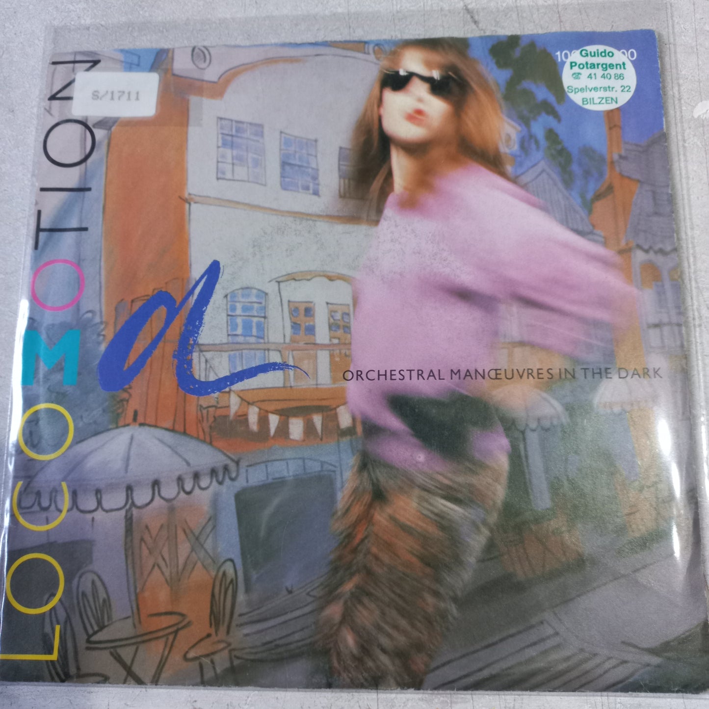 Omd The Locomotion Simple 7" Vg+ De Epoca