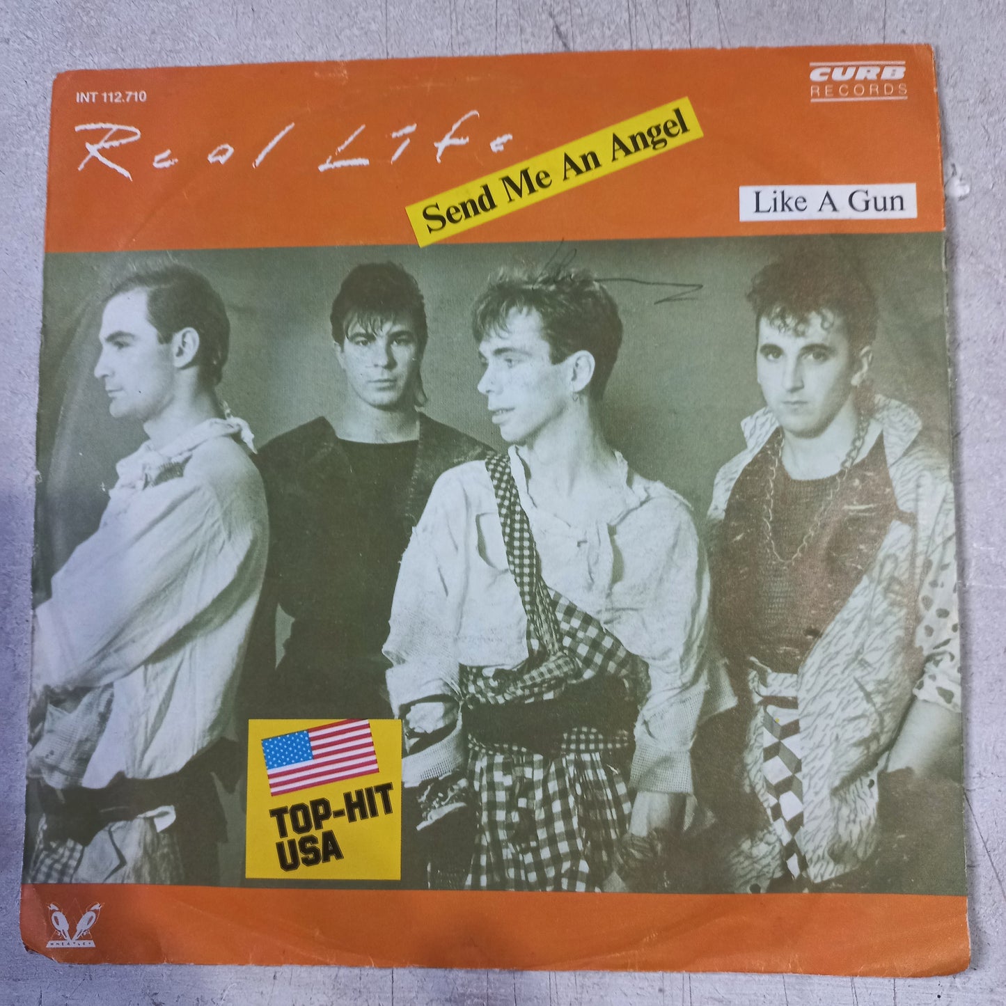 Real Life Send Me An Angel Simple 7" Vg+ De Epoca