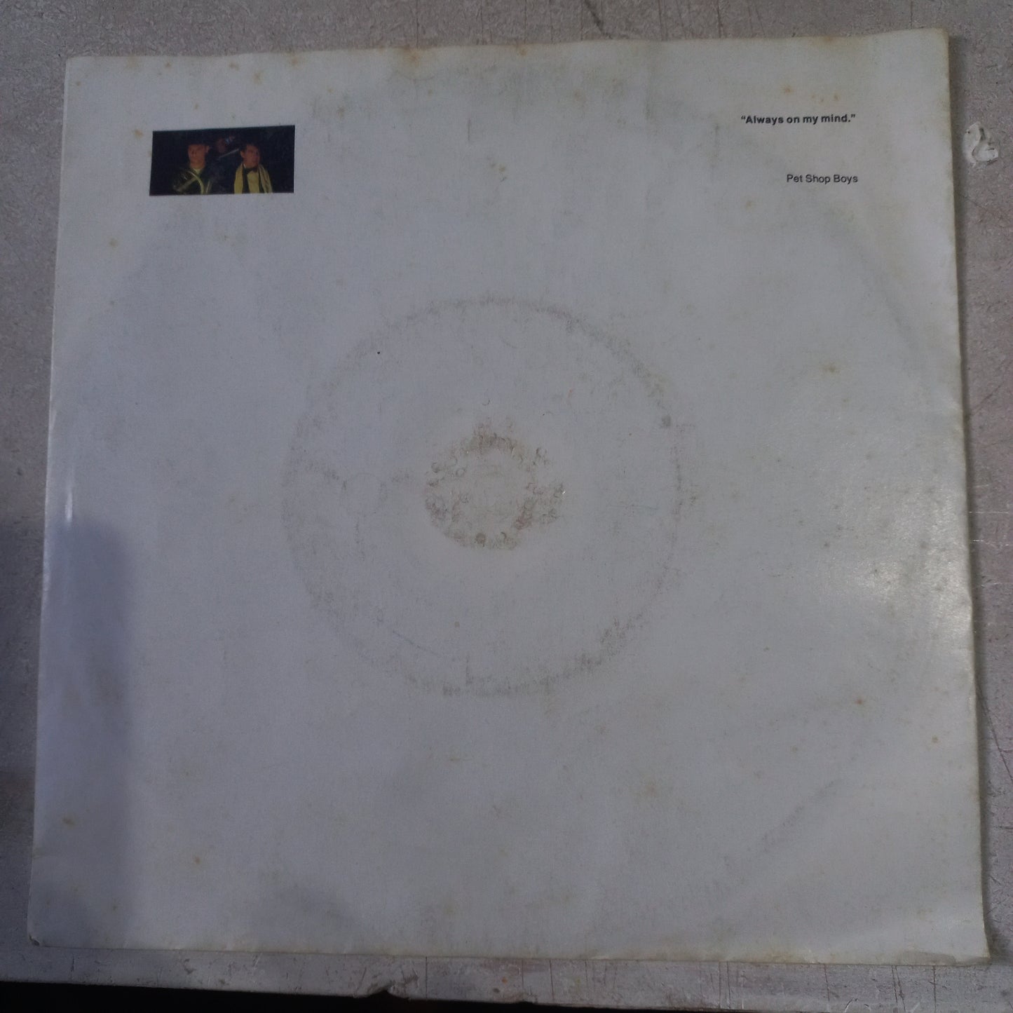 Pet Shop Boys Allways On My Mind Maxi De Epoca VG+