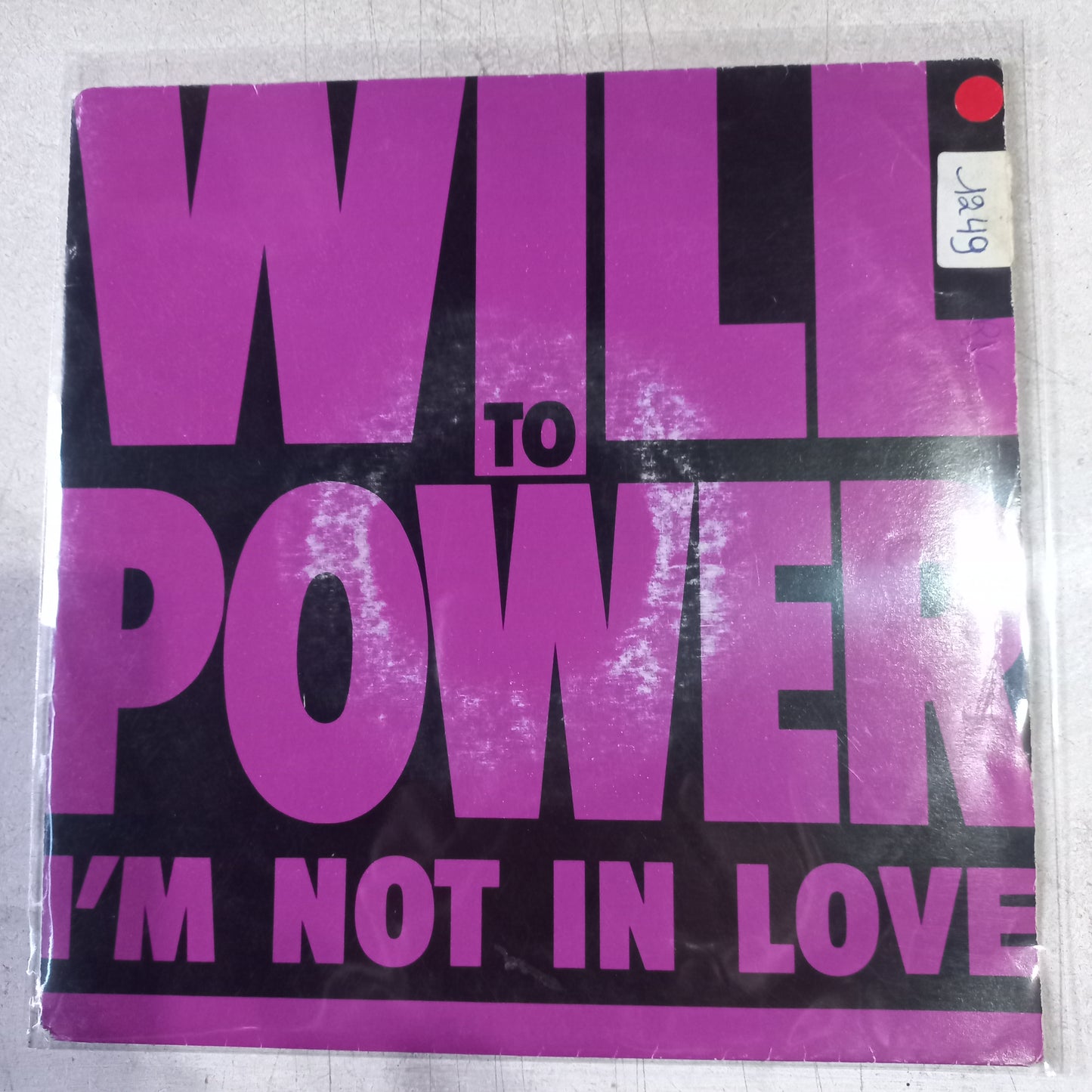 Will To Power Im Not In Love Simple 7" Vg+ De Epoca