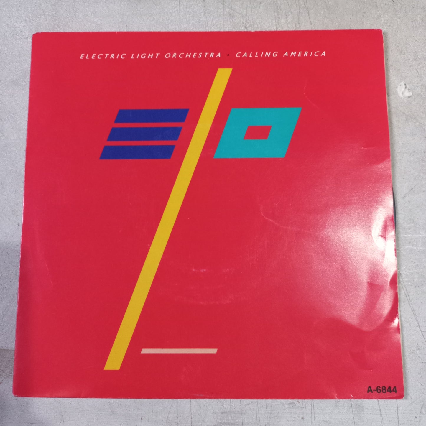Electric Light Orchestra Calling America Simple 7" Vg+ De Epoca