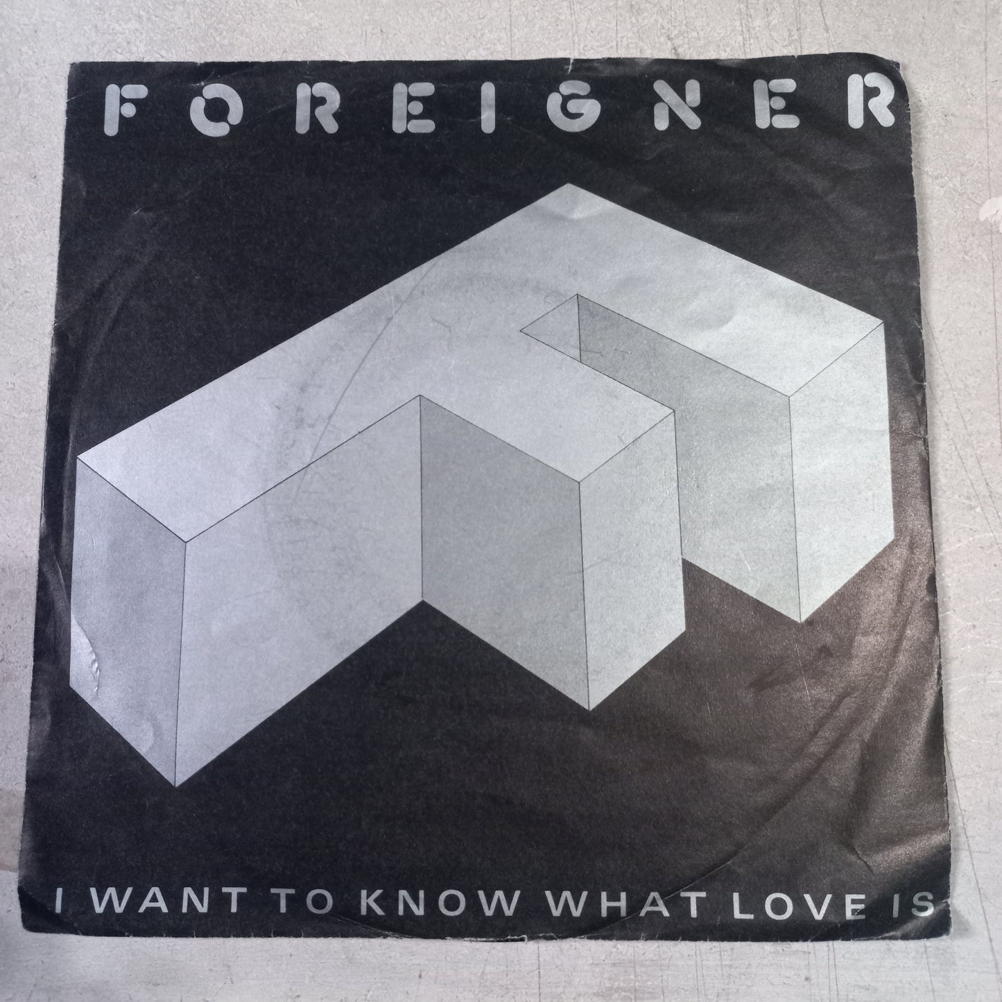 Foreigner I Want To Know What Love Is Simple 7" Vg+ De Epoca