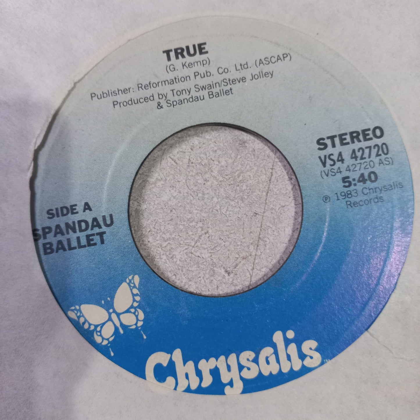 Spandau Ballet True Simple 7" Vg+ De Epoca