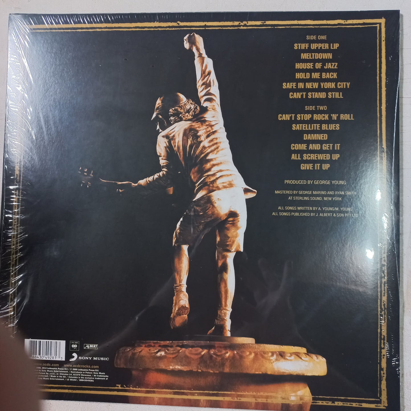 Ac/Dc Stiff Upper Lipp Lp Mint