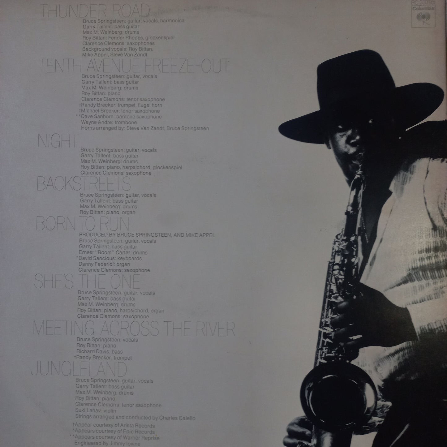 Bruce Springsteen Born to Run Lp vg+