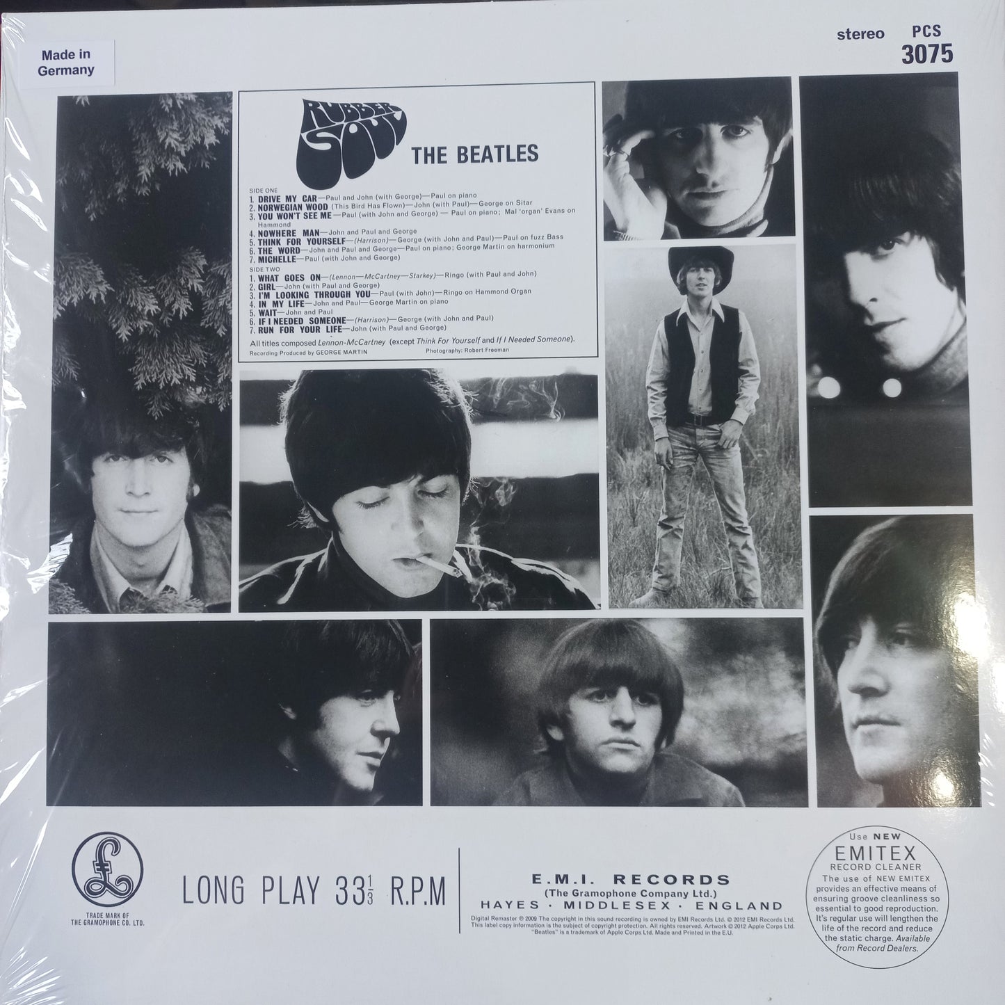 The Beatles Rubber Soul Lp Mint