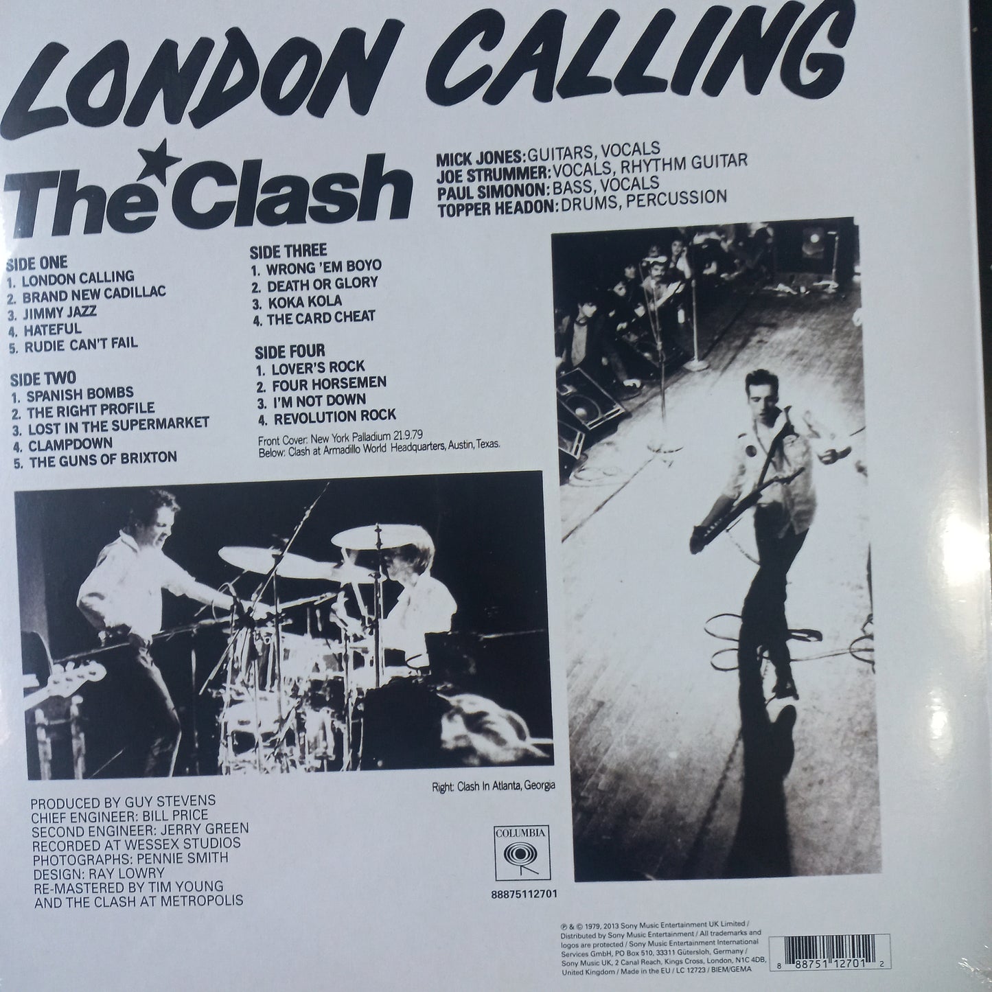 The Clash London Calling Lp Mint