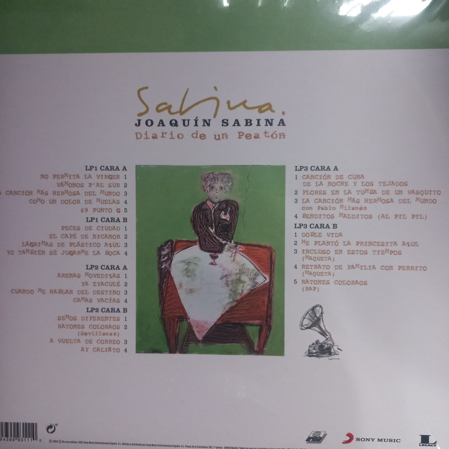 Joaquin Sabina Diario de Un Peaton Lp Mint