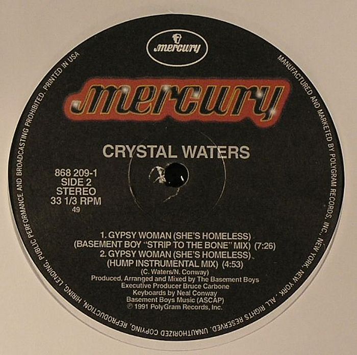 Crystal Waters Gipsy Woman Maxi Nuevo de Fabrica Reedicion 2025