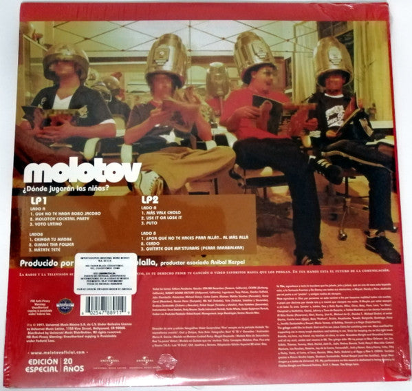 Molotov Donde Jugaran Las Niñas LP MINT