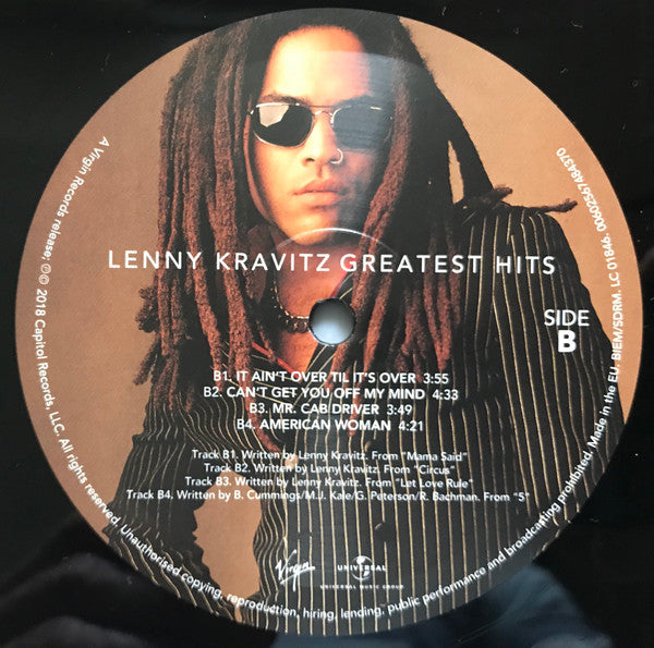 Lenny Kravitz Greatest Hits Vinilo LP NUEVO