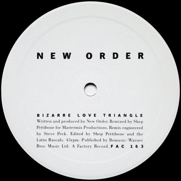 New Order Bizarre Love Triangle Maxi Cerrado Nuevo de Fabrica