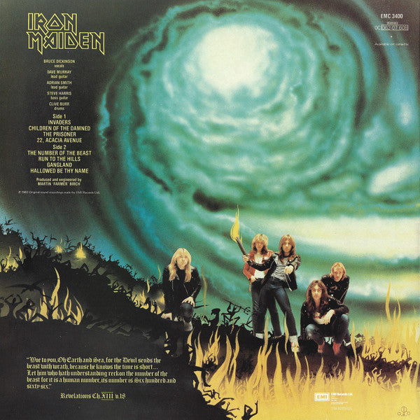 Iron Maiden The Number of the Beast Vinilo LP NUEVO