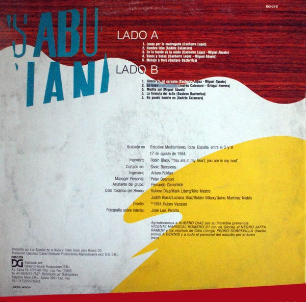 LOS ABUELOS DE LA NADA HIMNO DE MI CORAZON LP MINT