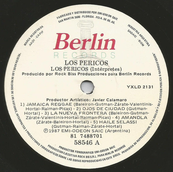 LOS PERICOS LOS PERICOS INC. RITUAL DE LA BANANA LP MINT