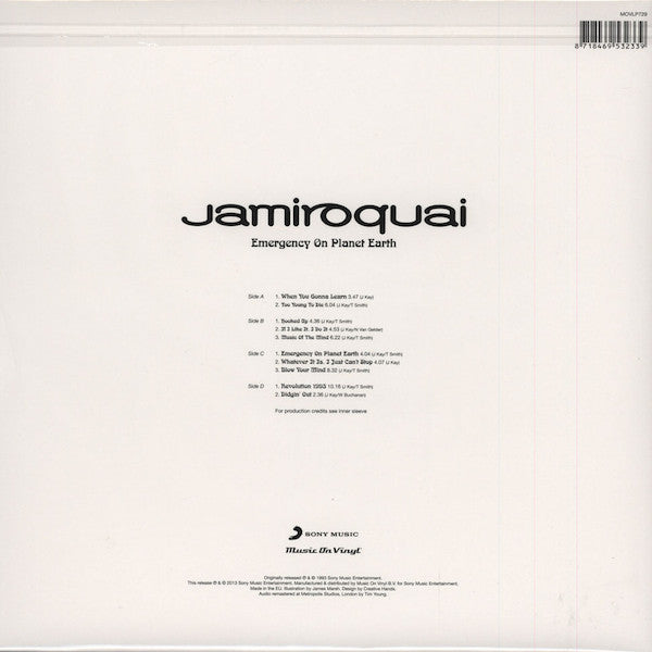 Jamiroquai Emergency On Planet Earth Vinilo LP NUEVO