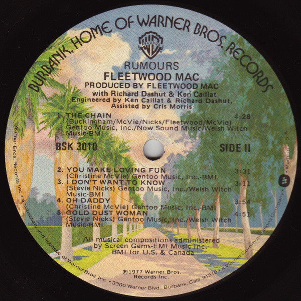 Fleetwood Mac Rumours Vinilo LP NUEVO
