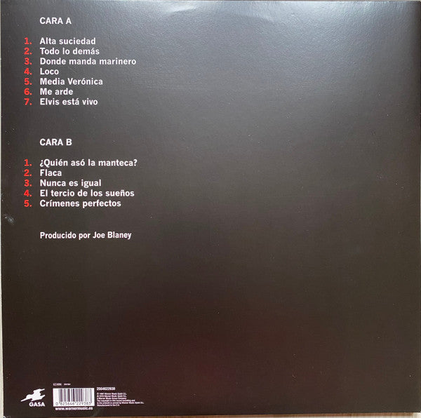 Andres Calamaro Alta Suciedad LP Nuevo
