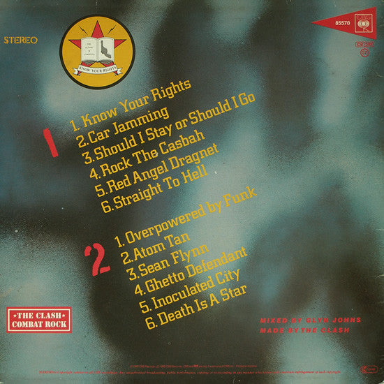 The Clash Combat Rock Vinilo LP NUEVO