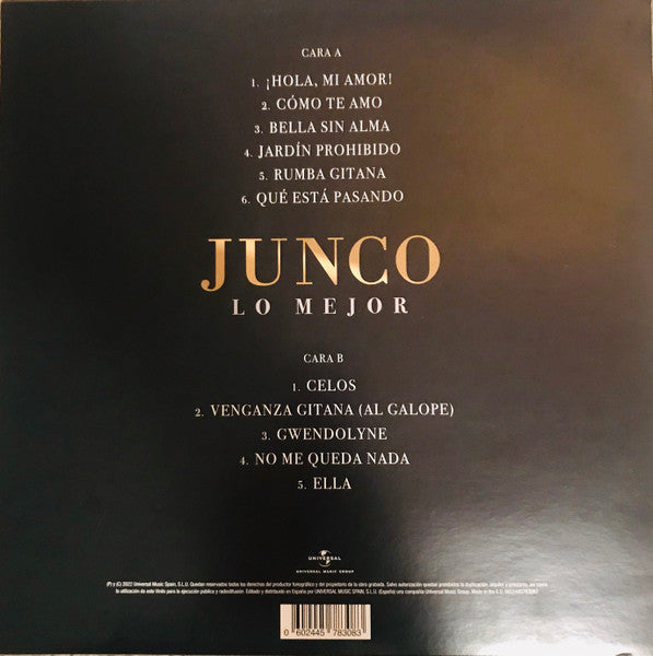 Junco Lo mejor Incluye Hola Mi Amor LP Near Mint