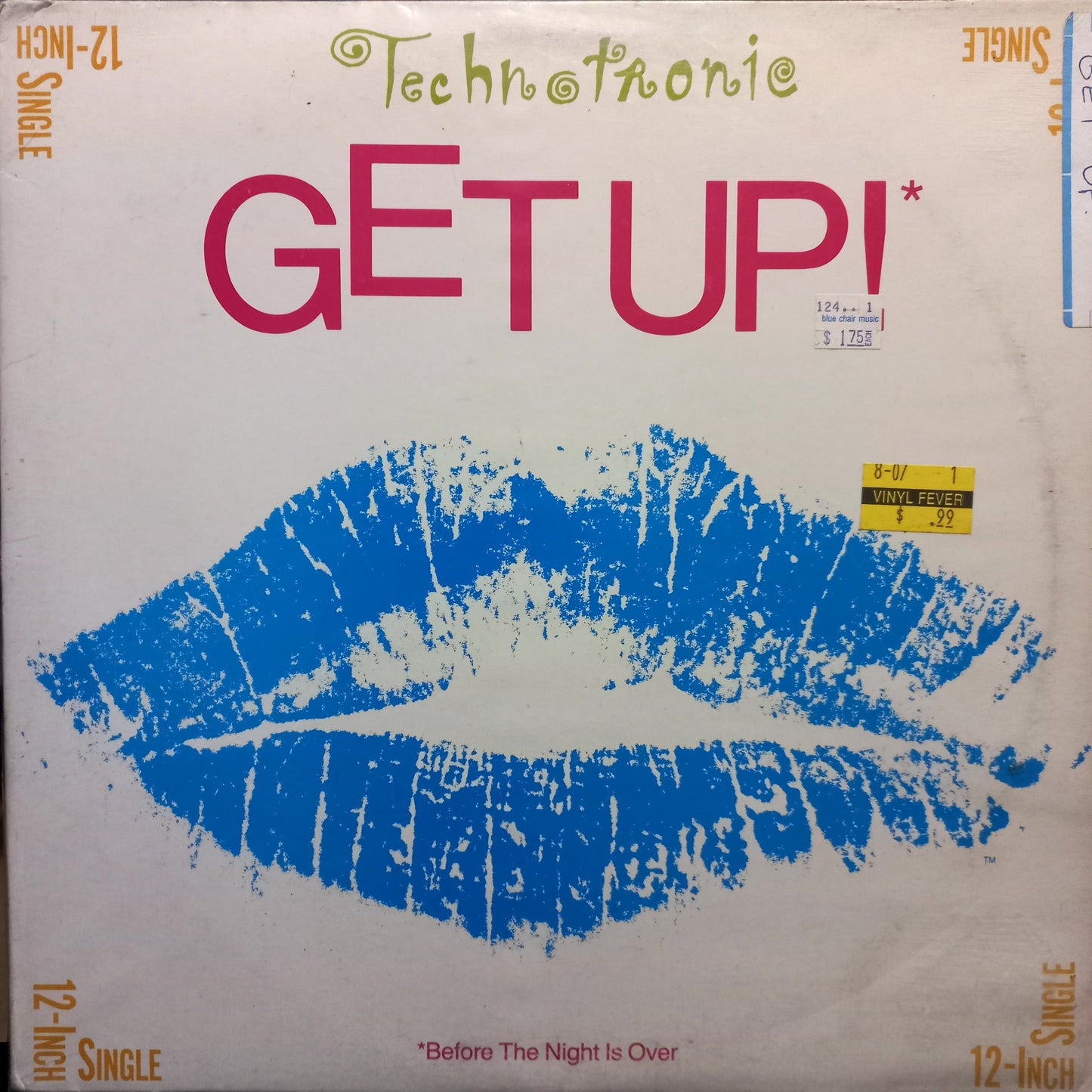 Technotronic Get Up Maxi 2da. Mano Usado en Muy Buen y/o Excelente Estado