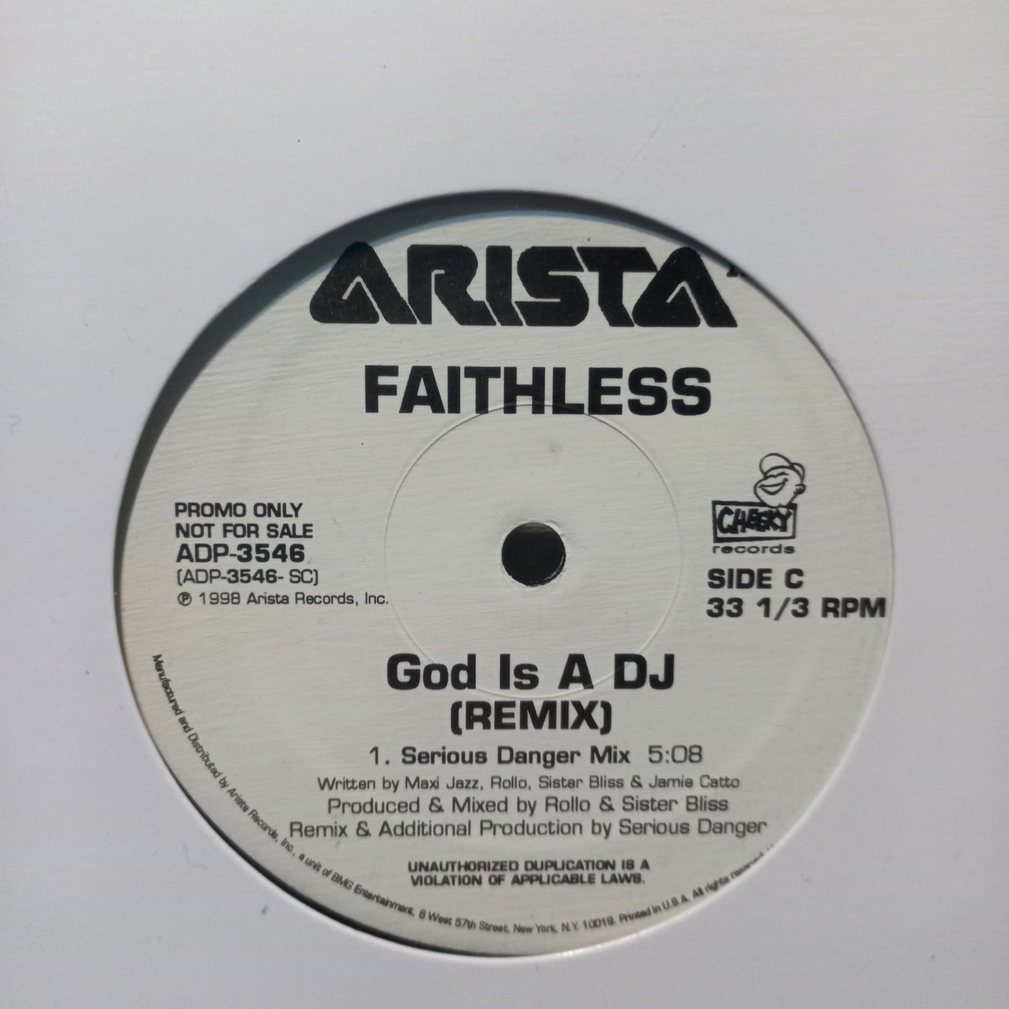 Faithless God is a Dj Maxi 2da. Mano Usado en Excelente Estado