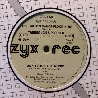 The Gap Band / Yourghbroug and People Oops / Dont stop the Music Maxi 2da. Mano Usado en Excelente Estado