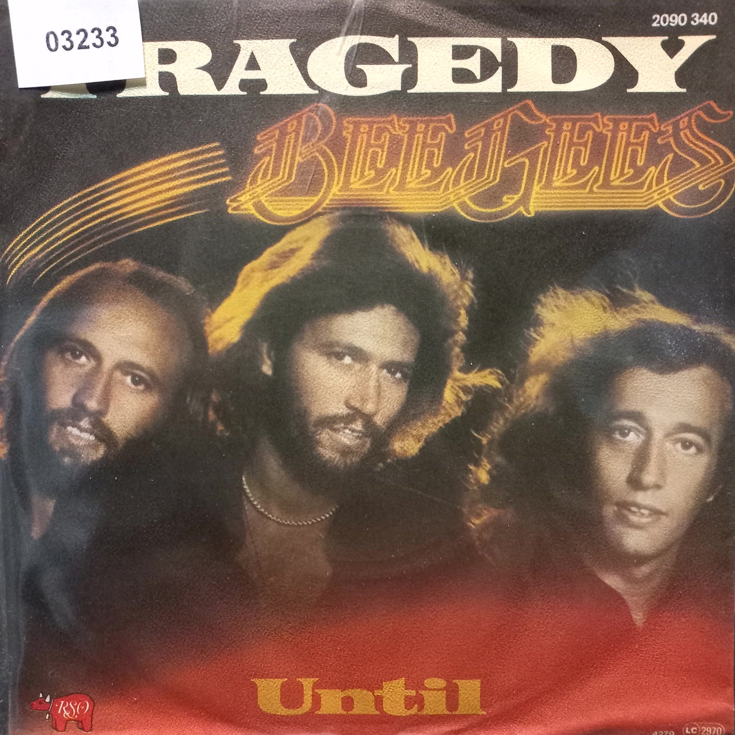 Bee Gees Tragedy Simple 7" 2da. Mano Usado Muy Bien + hacia arriba