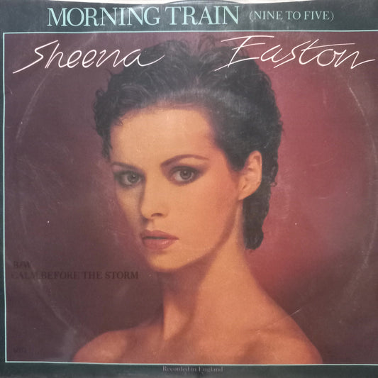 Sheena Easton Morning Train Simple 7" 2da. Mano Usado Muy Bien + hacia arriba