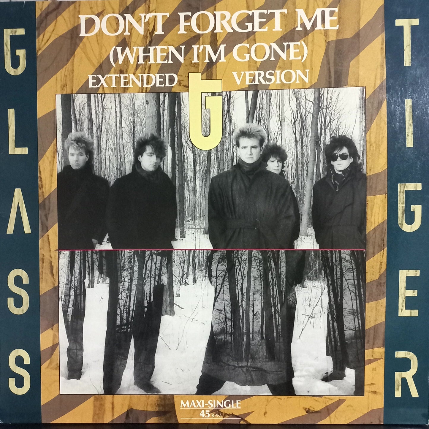 Glass Tiger Dont Forget Me Maxi 2da. Mano Usado en Excelente Estado