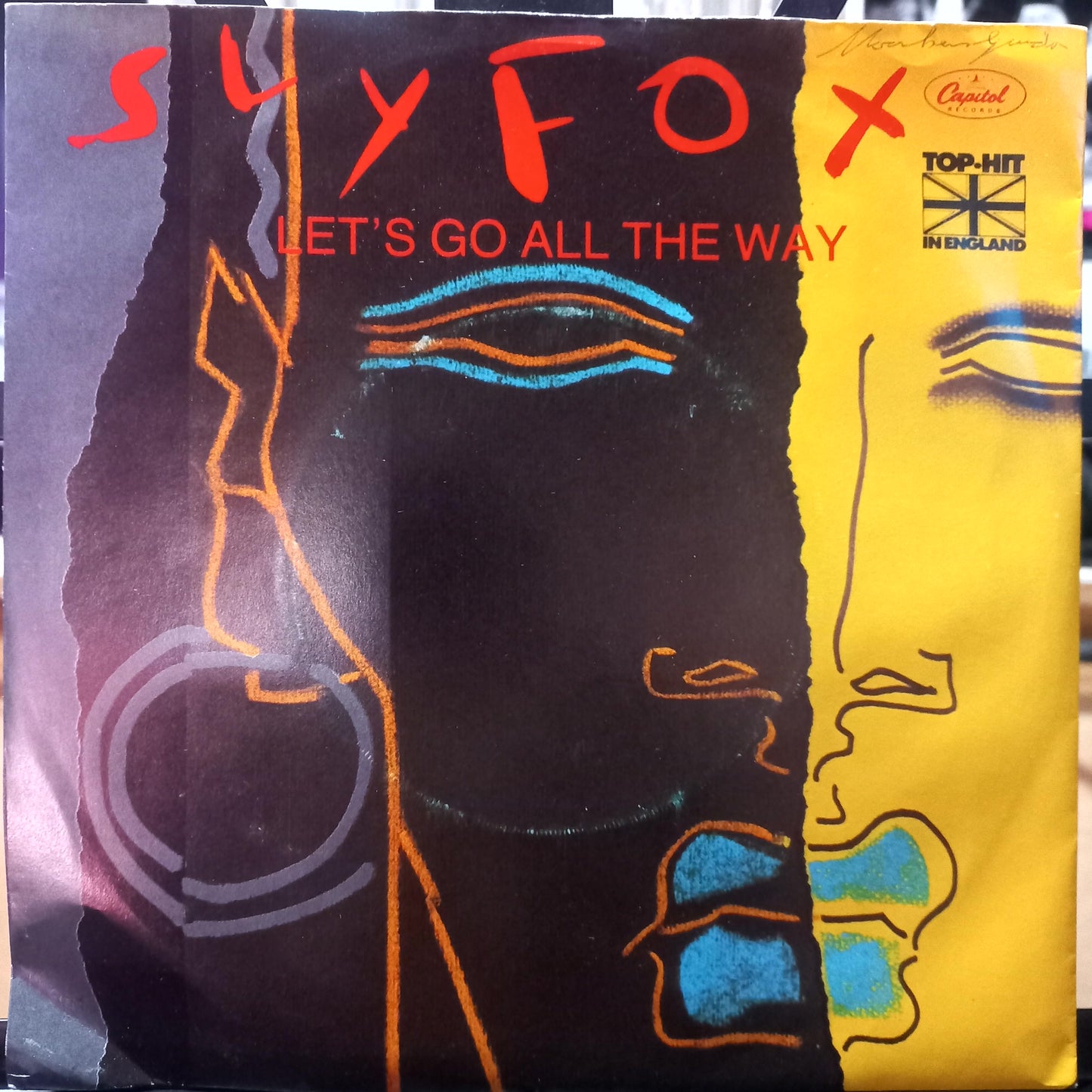 Sly Fox Lets go all the way Simple 7" 2da. Mano Usado Muy Bien + hacia arriba