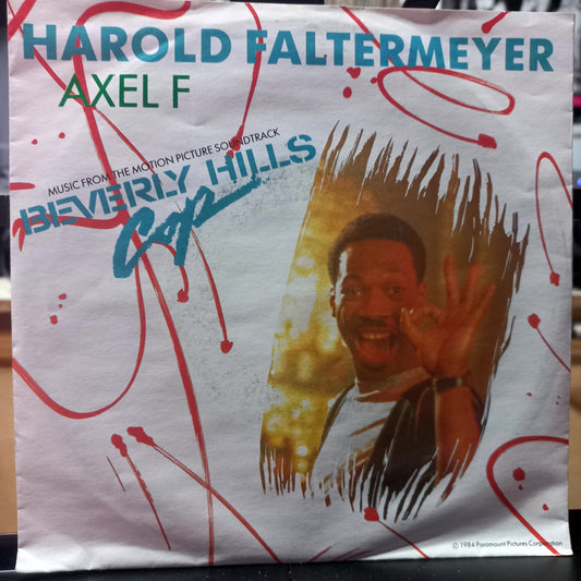 Harold Faltelmeyer Axel F Simple 7" 2da. Mano Usado Muy Bien + hacia arriba