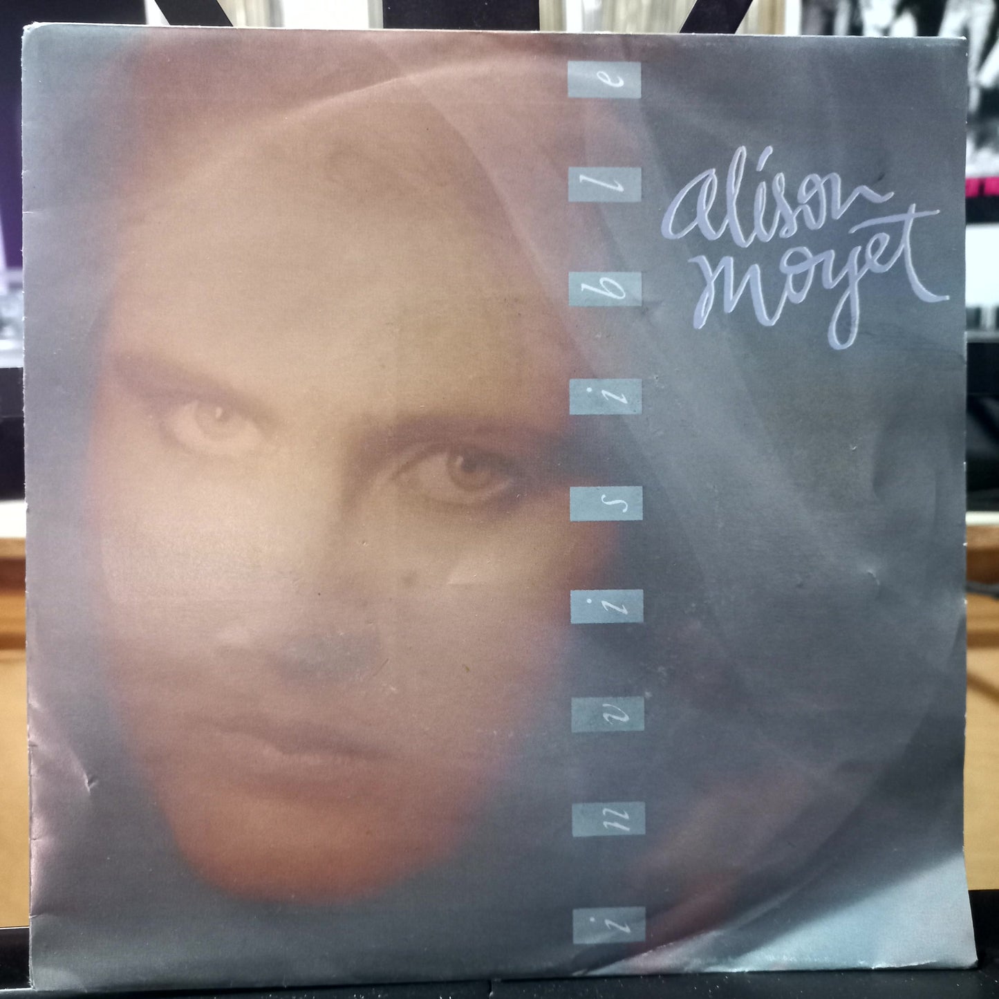 Alison Moyet Invisible Simple 7" 2da. Mano Usado Muy Bien + hacia arriba