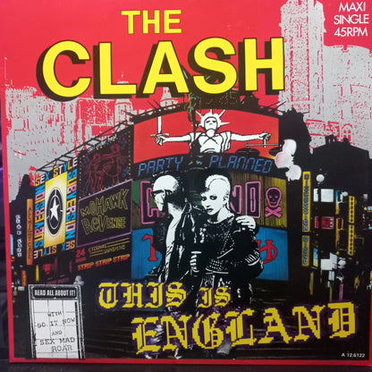 The Clash This is England Maxi 2da. Mano Usado en Excelente Estado