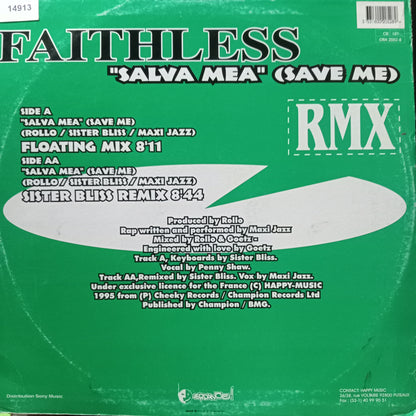 Faithless Salva Mea Maxi 2da. Mano Usado en Excelente Estado