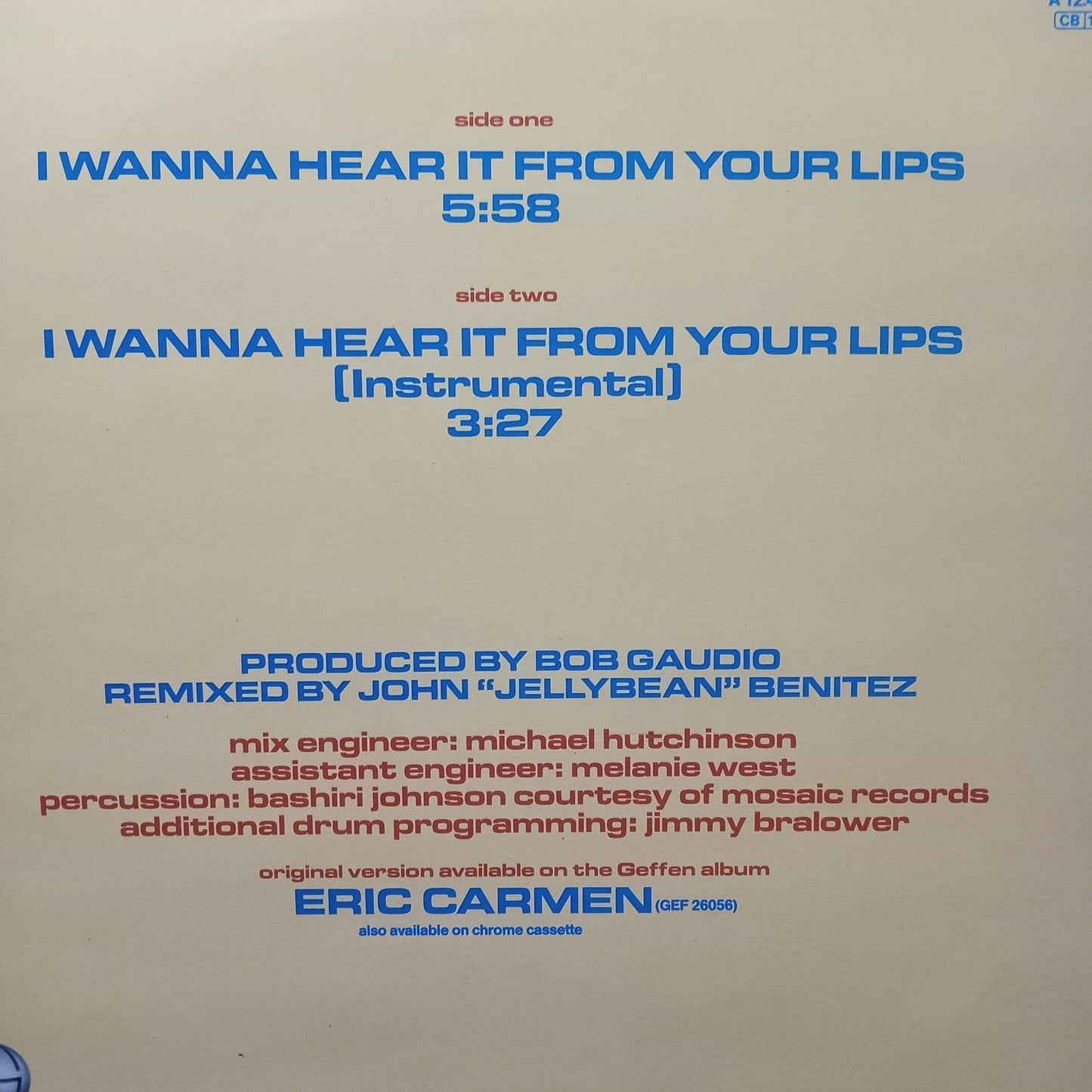 Eric Carmen I Wanna Hear It From your Lips Maxi 2da. Mano Usado en Excelente Estado