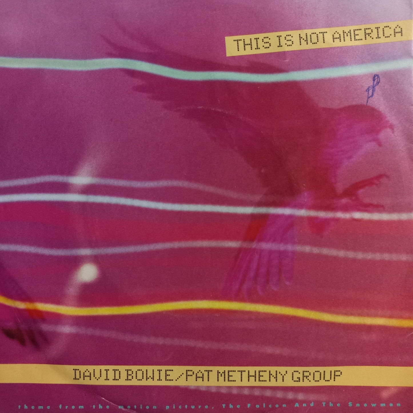 David Bowie This is not America Simple 7" 2da. Mano Usado