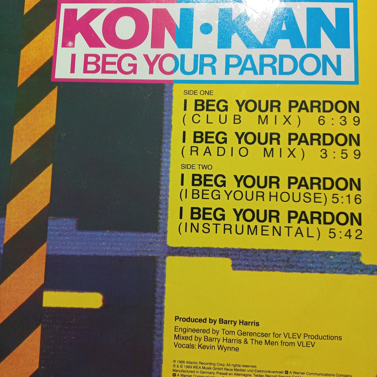 Kon Kan I Beg Your Pardon Maxi 2da. Mano Usado en Excelente Estado