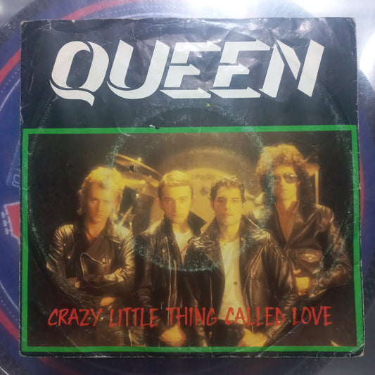 Queen Crazy Little Thing Called Love Simple 7" 2da. Mano Usado Muy Bien + VG+