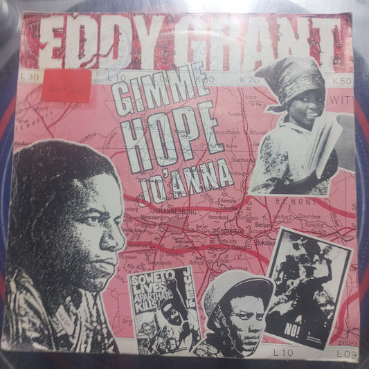 Eddy Grant Gimme Hope Joanna Simple 7" 2da. Mano Usado Muy Bien + VG+