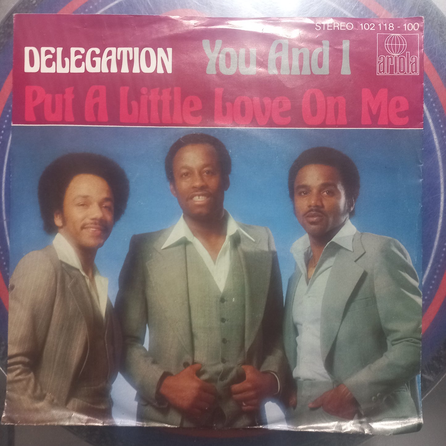 Delegation Put a Little Love On me Simple 7" 2da. Mano Usado Muy Bien + VG+