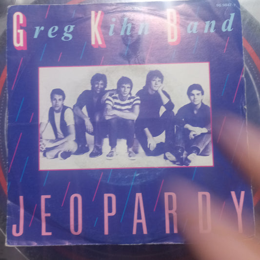 Greg Khin Band In Jeopardy Simple 7" 2da. Mano Usado Muy Bien + VG+