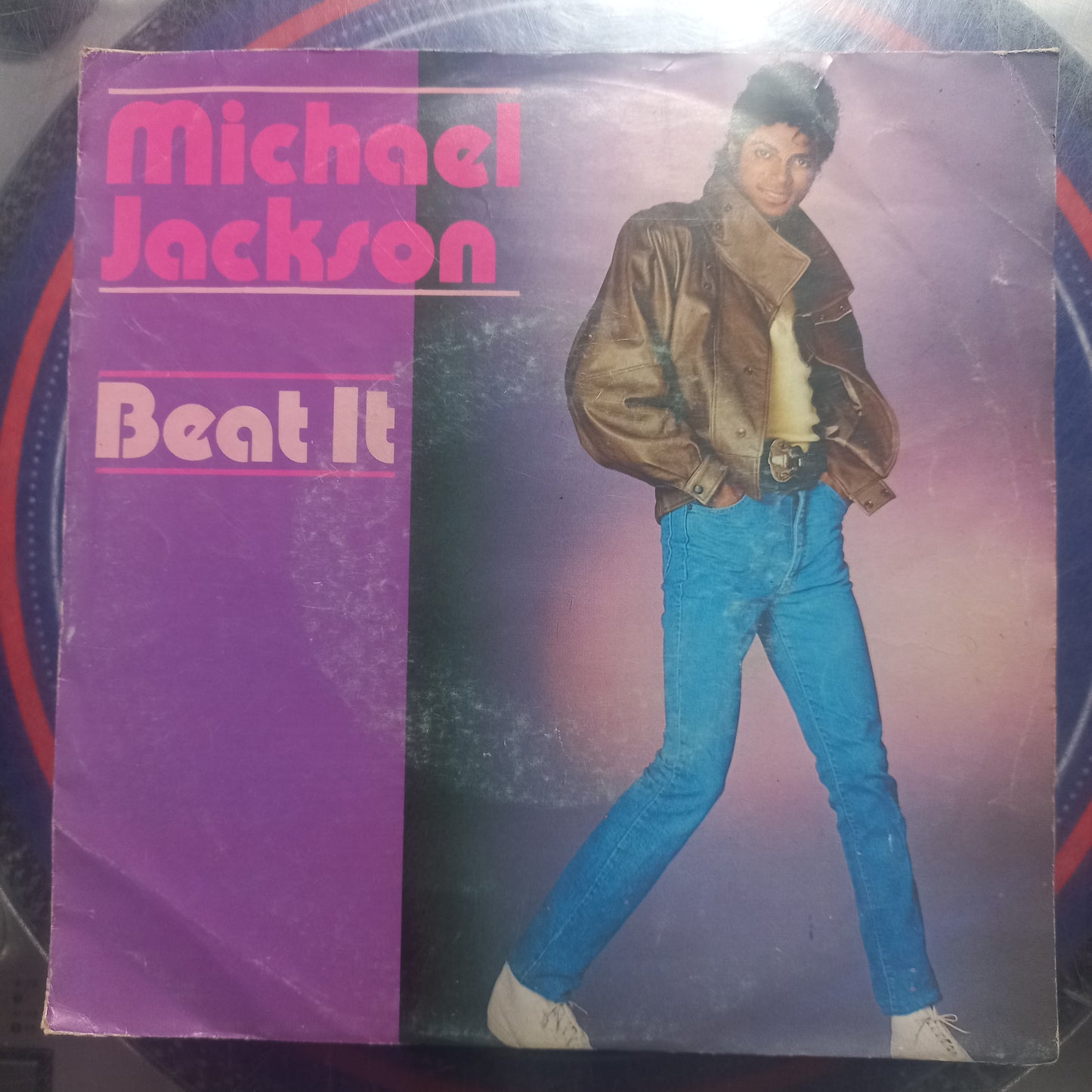 Michael Jackson Beat It Simple 7" 2da. Mano Usado Muy Bien + VG+