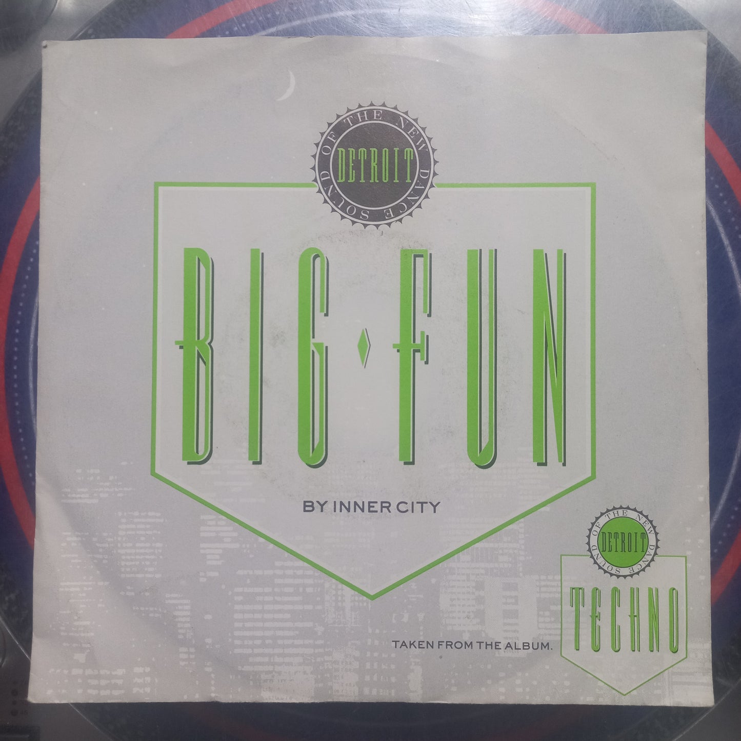 Inner City Big Fun Simple 7" 2da. Mano Usado Muy Bien + VG+