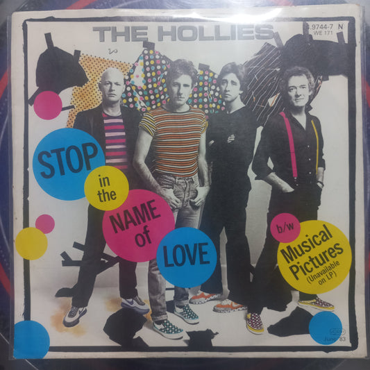 The Hollies Stop in the Name of Love Simple 7" 2da. Mano Usado Muy Bien + VG+