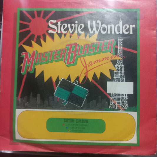 Stevie Wonder Master Blaster Simple 7" 2da. Mano Usado Muy Bien + VG+