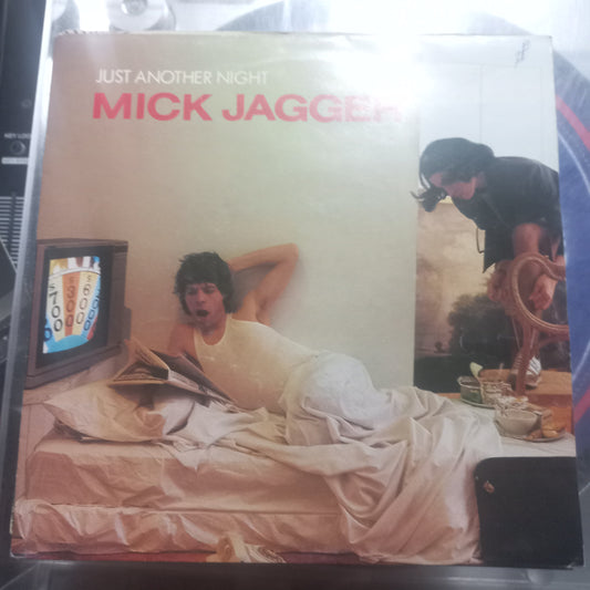 Mick Jagger Just Another Night Simple 7" 2da. Mano Usado Muy Bien + VG+