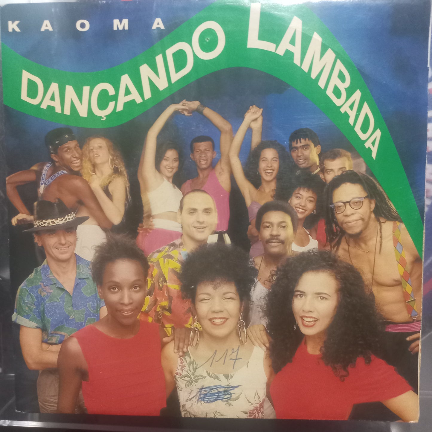 Kaoma Dancando Lambada Simple 7" 2da. Mano Usado Muy Bien + VG+