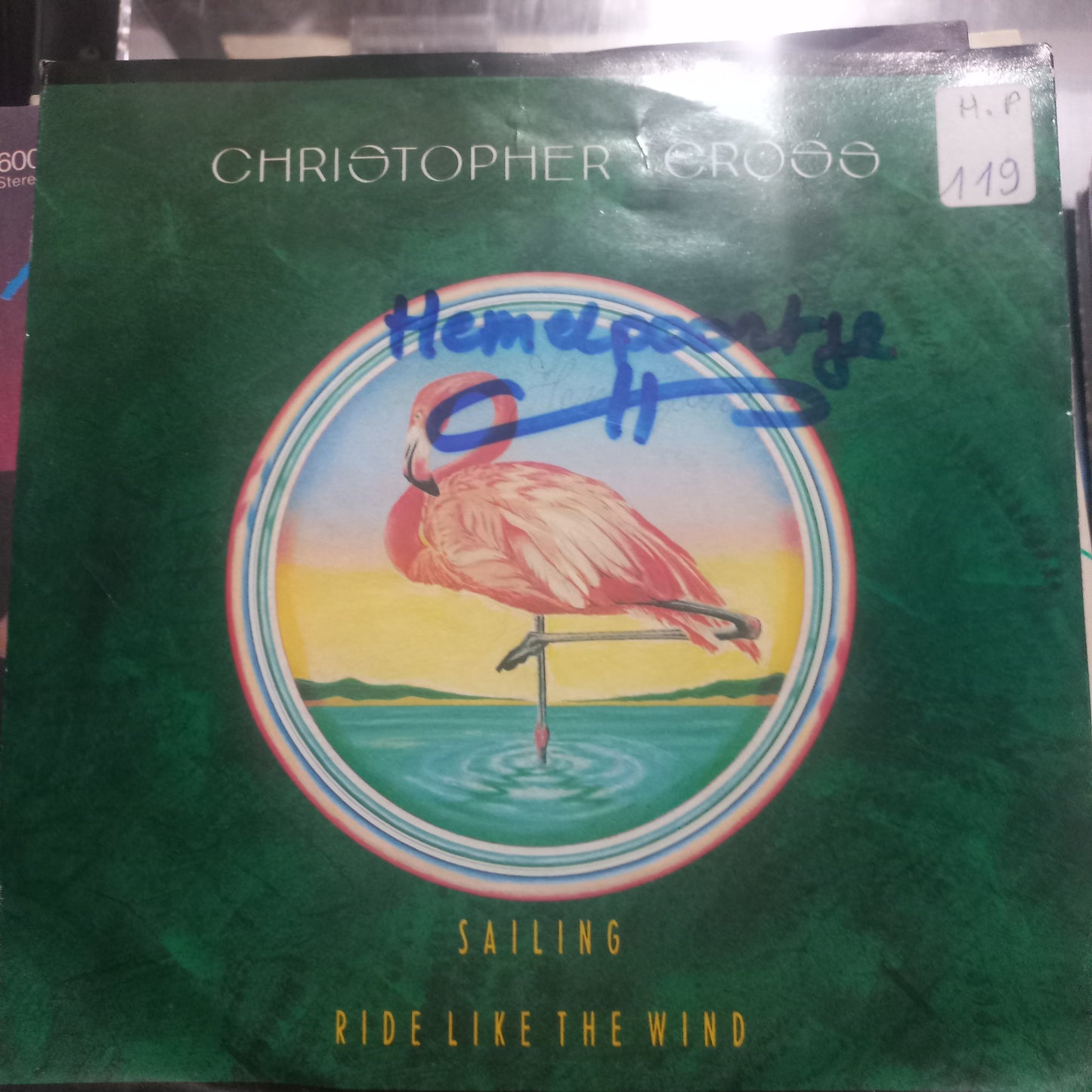 Christopher Cross Sailing / Ride like the wind Simple 7" 2da. Mano Usado Muy Bien + VG+